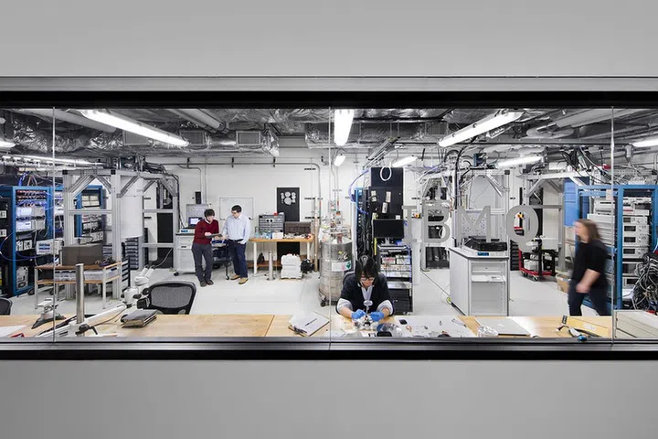 IBM Q Lab at the T.J. Watson Research Center, NY where IBM is building commercially available universal quantum computing systems. Image courtesy of IBM