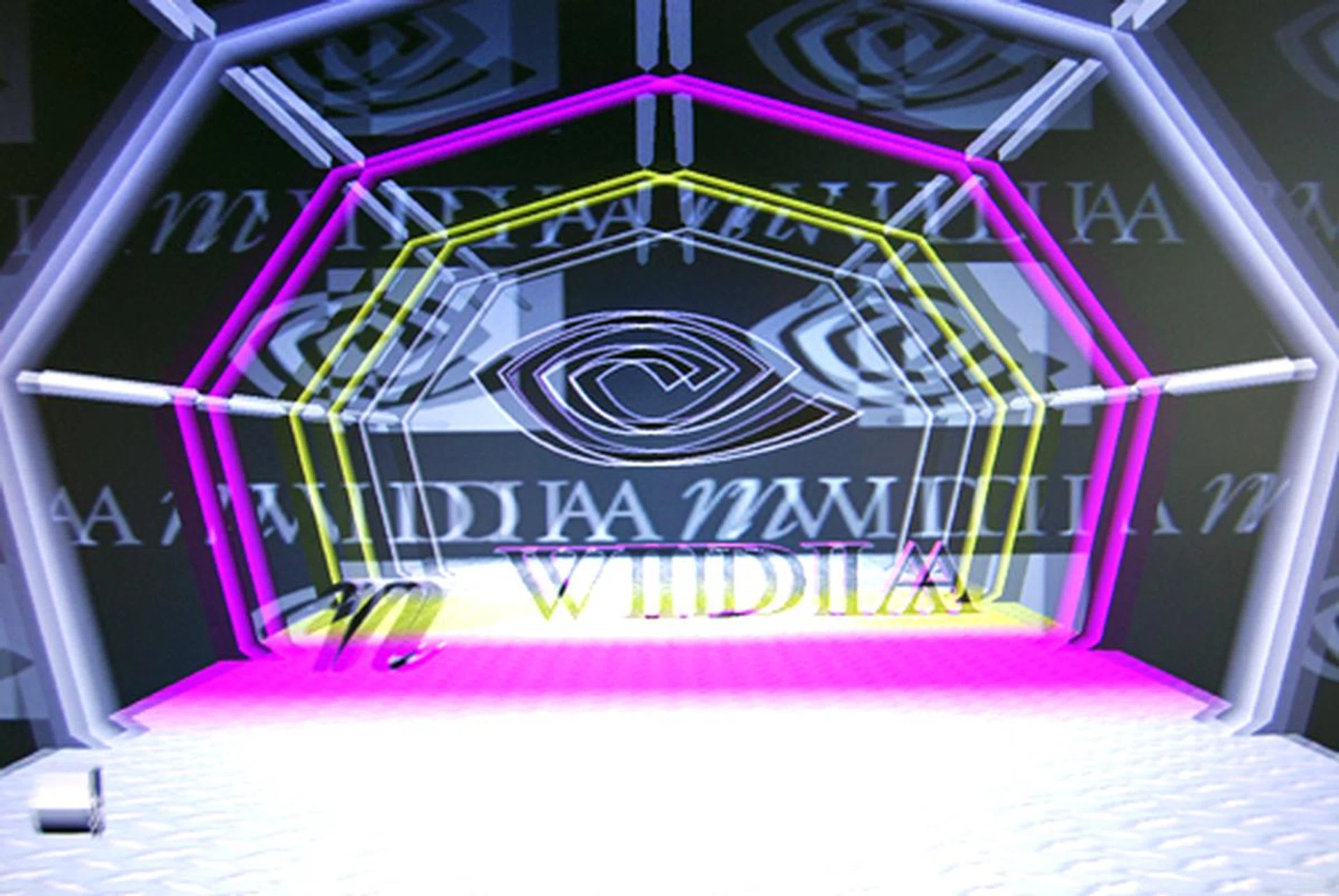 This image was obtained with a camera. You can clearly see that there are doubles in the image, which can be corrected by wearing the special 3D glasses, which open and close at 60Hz intervals. It is this doubling of images (stereoscopic images) that allows us to "see" images in 3D.