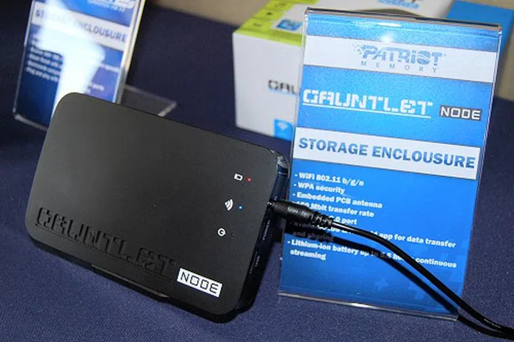 Meet the Patriot Gauntlet Node, a DIY portable wireless storage media solution.