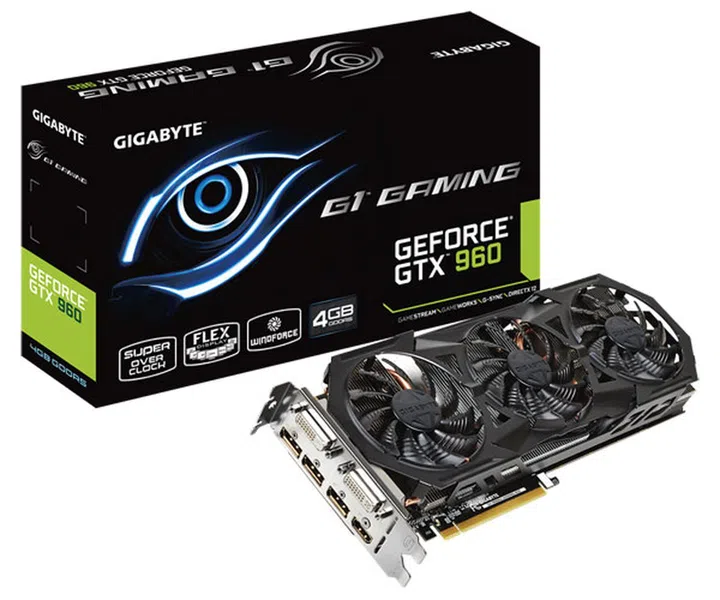 Gigabyte GeForce GTX 960 G1 Gaming 4GB (Image Source: Gigabyte)