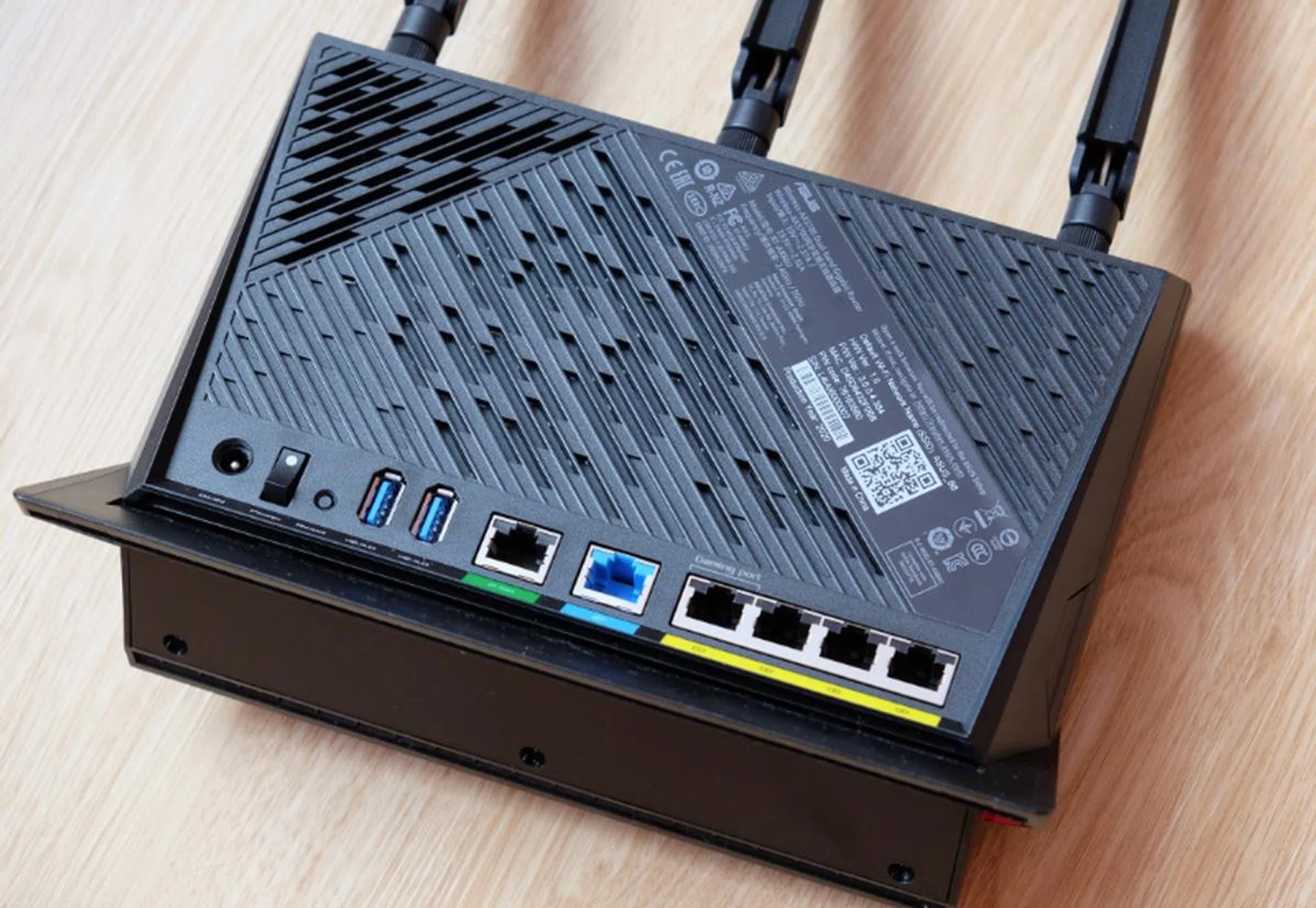 The RT-AX86U has an additional WAN port that supports high-speed fibre up to 2.5Gbps.