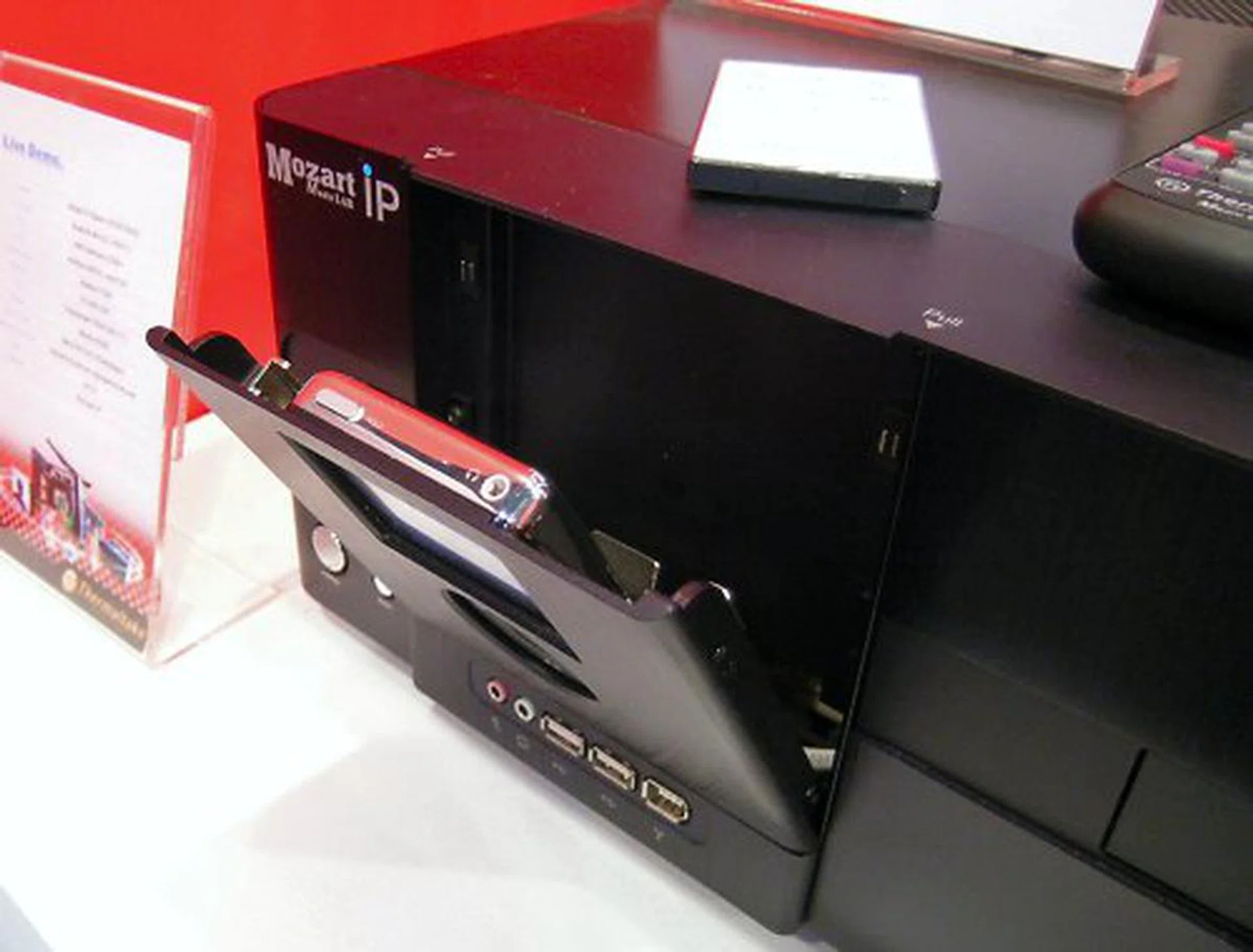  Works just like a cassette deck of yesteryear too.  