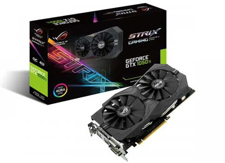 ASUS ROG Strix GeForce GTX 1050 Ti.