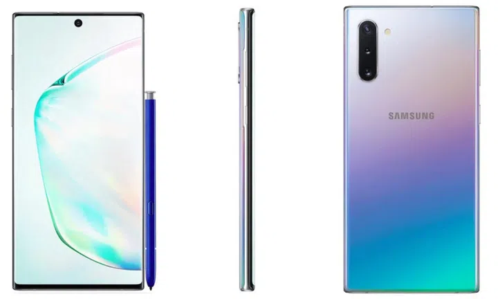 The Samsung Galaxy Note10. <br>Image source: @ishanagarwal24