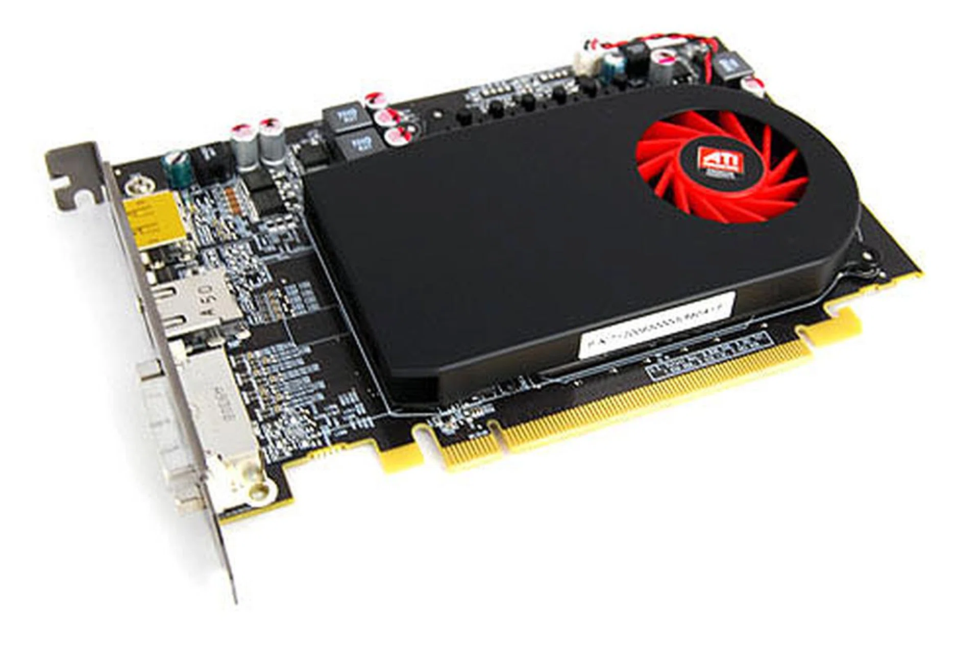 This is the reference ATI Radeon HD 5670 that we received from ATI. As you can see, it does not hide its budget and mainstream intentions for there's nothing fancy about it.