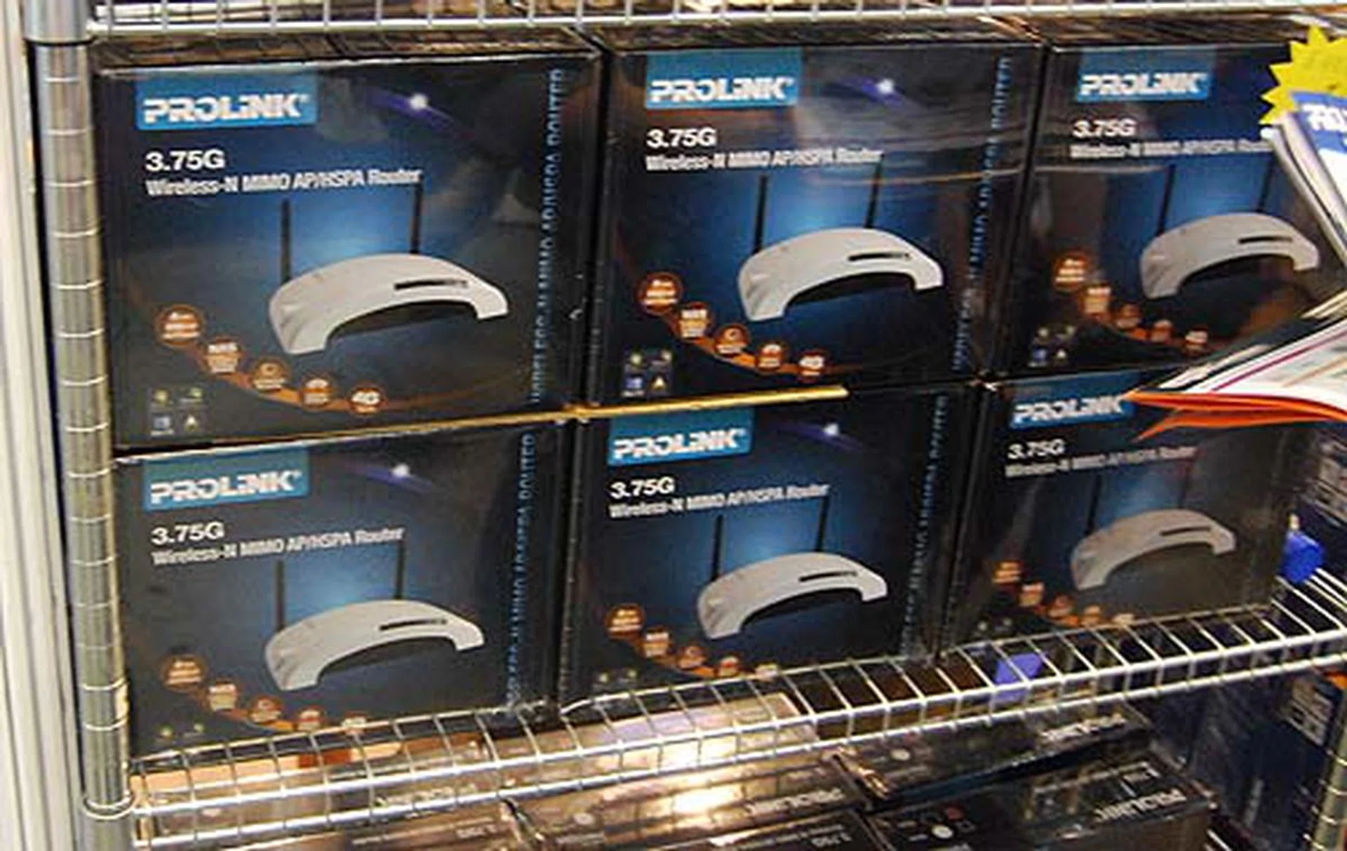 More networking stuff from Prolink in the form of this 3.75G Wireless N router. It's only $59, so if you're looking to use your 3G network at home, why not?