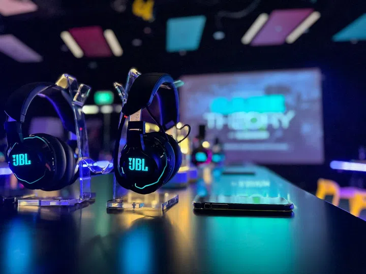 Table setup for the event.