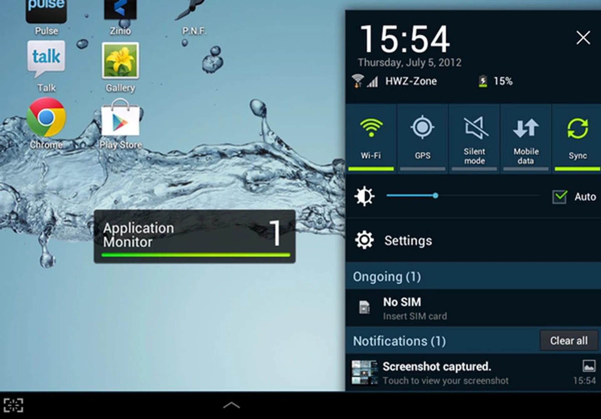 Another one of our favorites in Samsung TouchWiz is the notification panel where you have access to more connectivity toggles than the stock Android 4.0 quick settings.