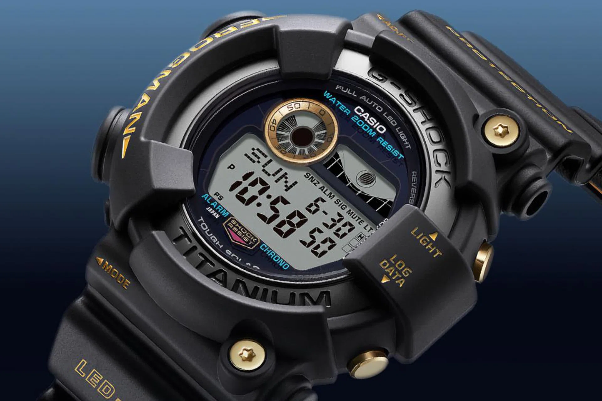 The limited edition G-Shock Frogman GW-8230B-9ADR (Image source: Casio)