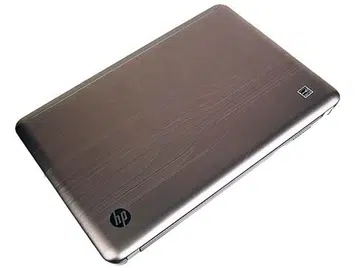 Looking all shiny and silver is the HP Pavilion dv3