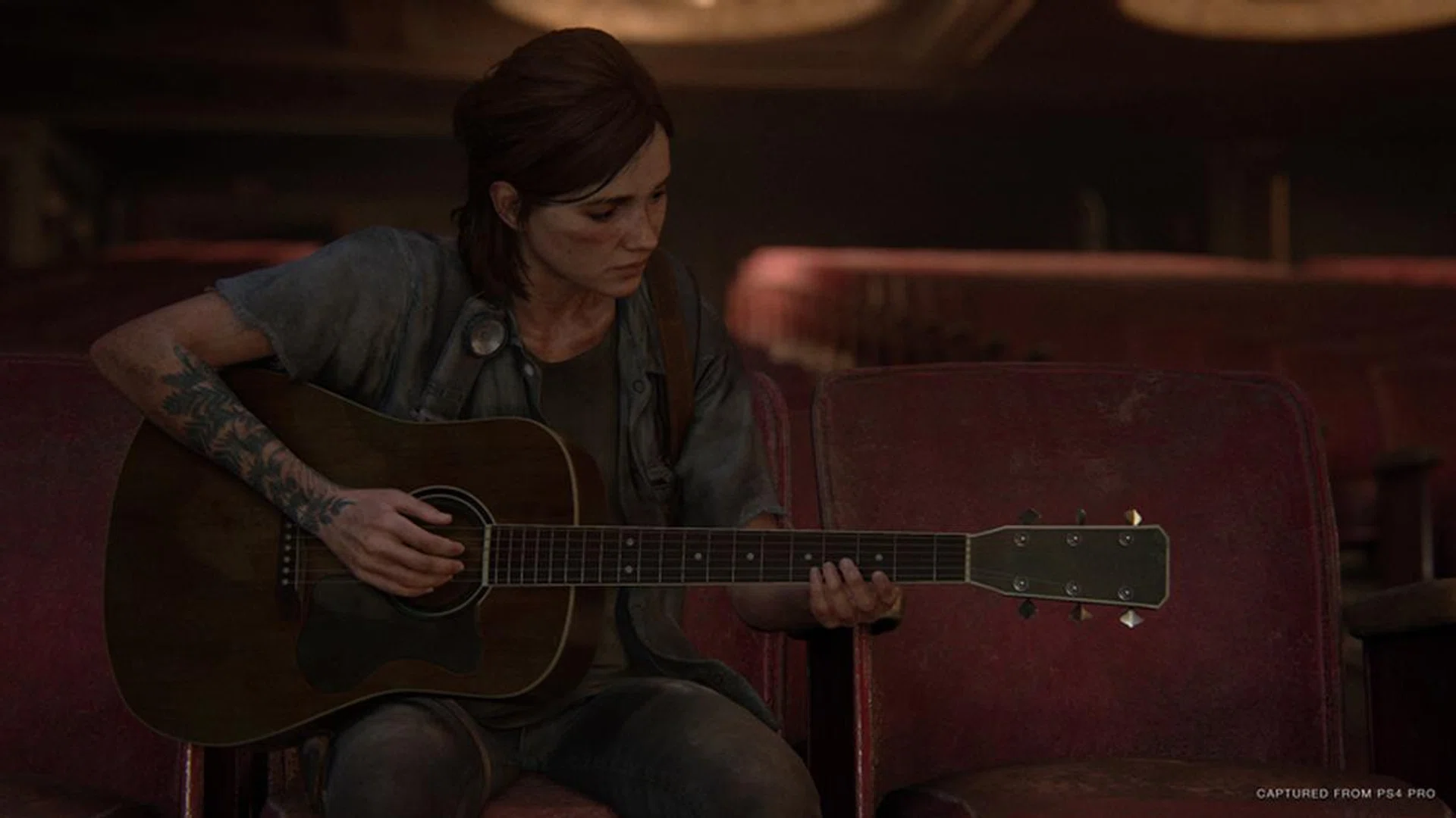 Joel finally taught Ellie how to play a guitar. Excuse me while I go cry. | Image: Sony Interactive Entertainment
