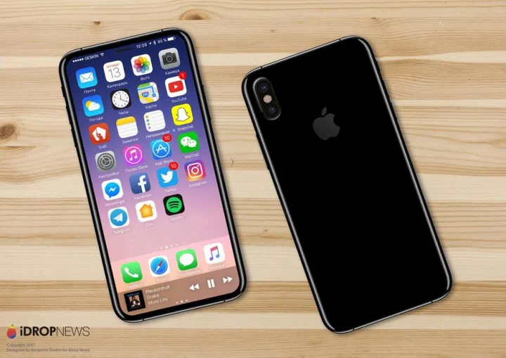 Concept images of the iPhone 8. <br>Image source: iDROPNEWS