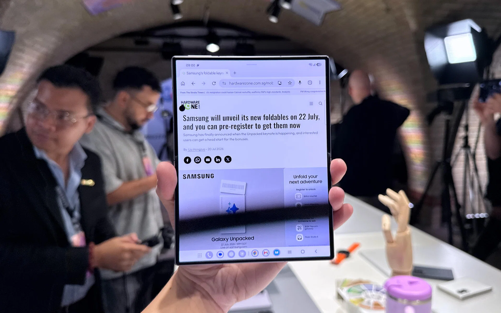 Samsung Galaxy Z Fold8 wide foldable