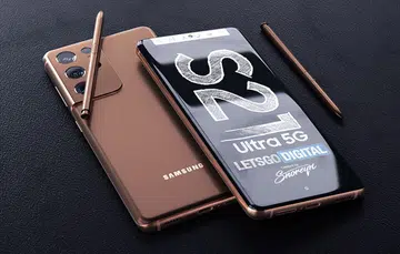 Unofficial render of Samsung Galaxy S21 with S Pen. Credit: LetsGoDigital.
