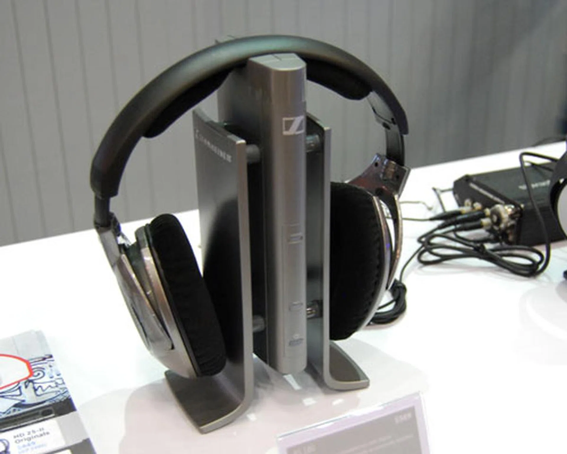 For the true blue audiophiles, you would want the best. So we present the Sennheiser RS 180. Priced at $569, the RS 180 wirelessly transmits your audio feed, yet provides an extremely detailed, pure sound that you won't expect out of a open wireless headphone.