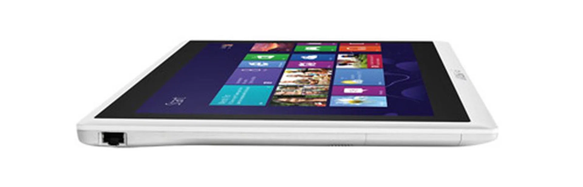 The MSI Slidebook S20 is generally well built, and doesn't have creaks or flex while in tablet mode.