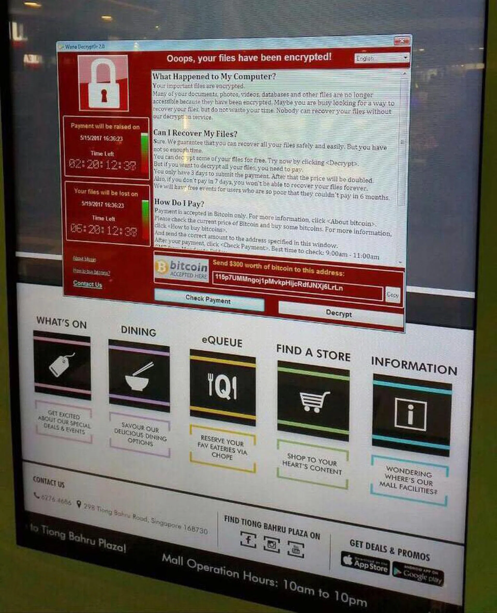 Tiong Bahru Plaza's mall directory. Source: Reddit.