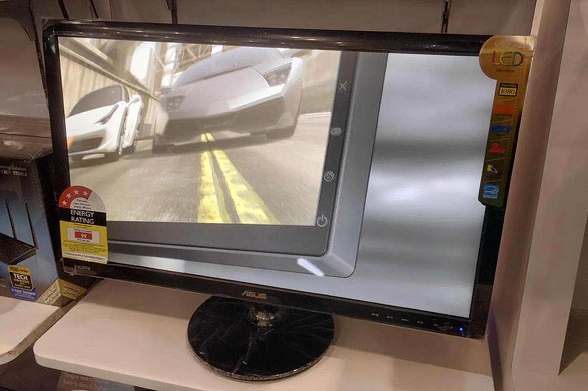 The VS248H is an affordable 24-inch full HD monitor going for $249. It supports HDMI (cable is given), DVI-D, VGA video inputs and has a 2ms response time. If you want something bigger, the VS278H is 27 inches, has the same resolution, and it's going for $385.