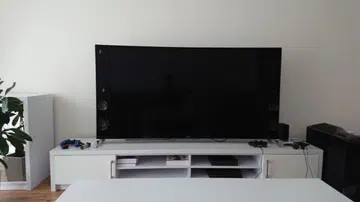 In case you're wondering, this is not a curved TV. Photo taken on the Sony Xperia XZs or XZ Premium.<br>Image source: xperiablog