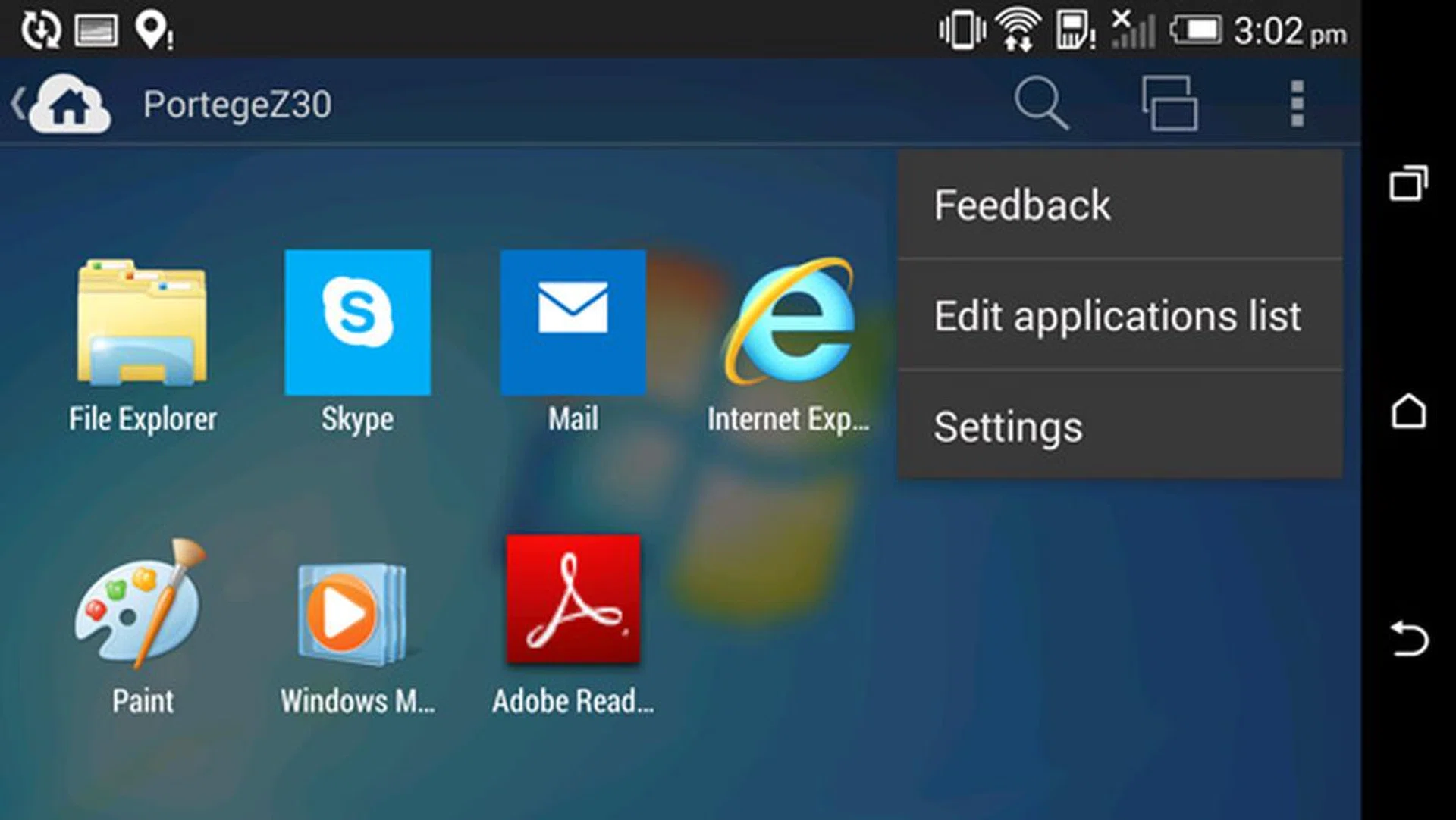 You can modify the applications list in the App Launcher and they work like desktop shortcuts, giving you quick access to your apps.