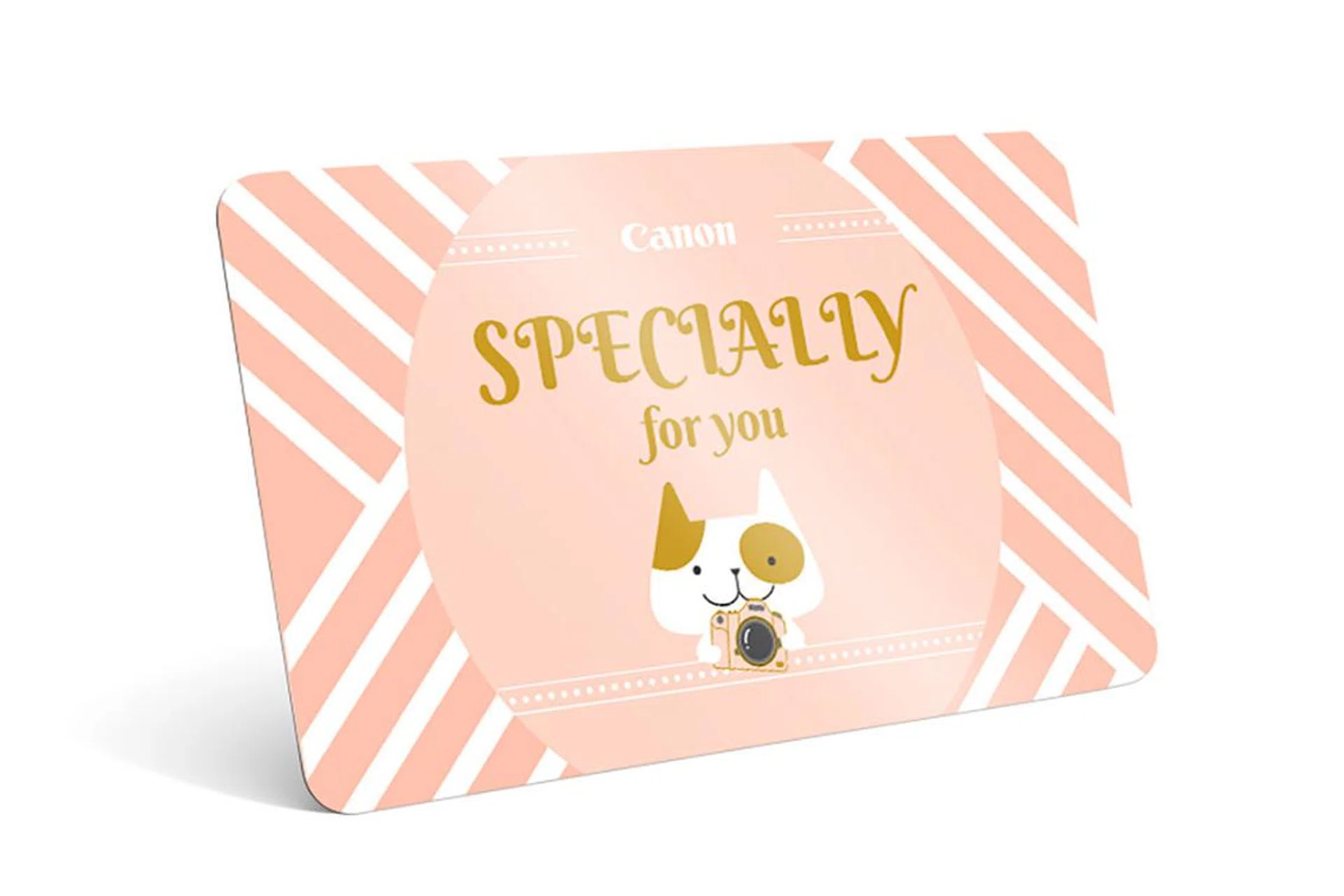 An example of one of the new e-gift card designs. (Image source: Canon Singapore)
