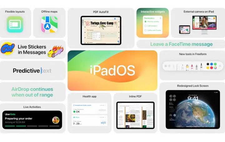iPadOS 17 at a glance. 