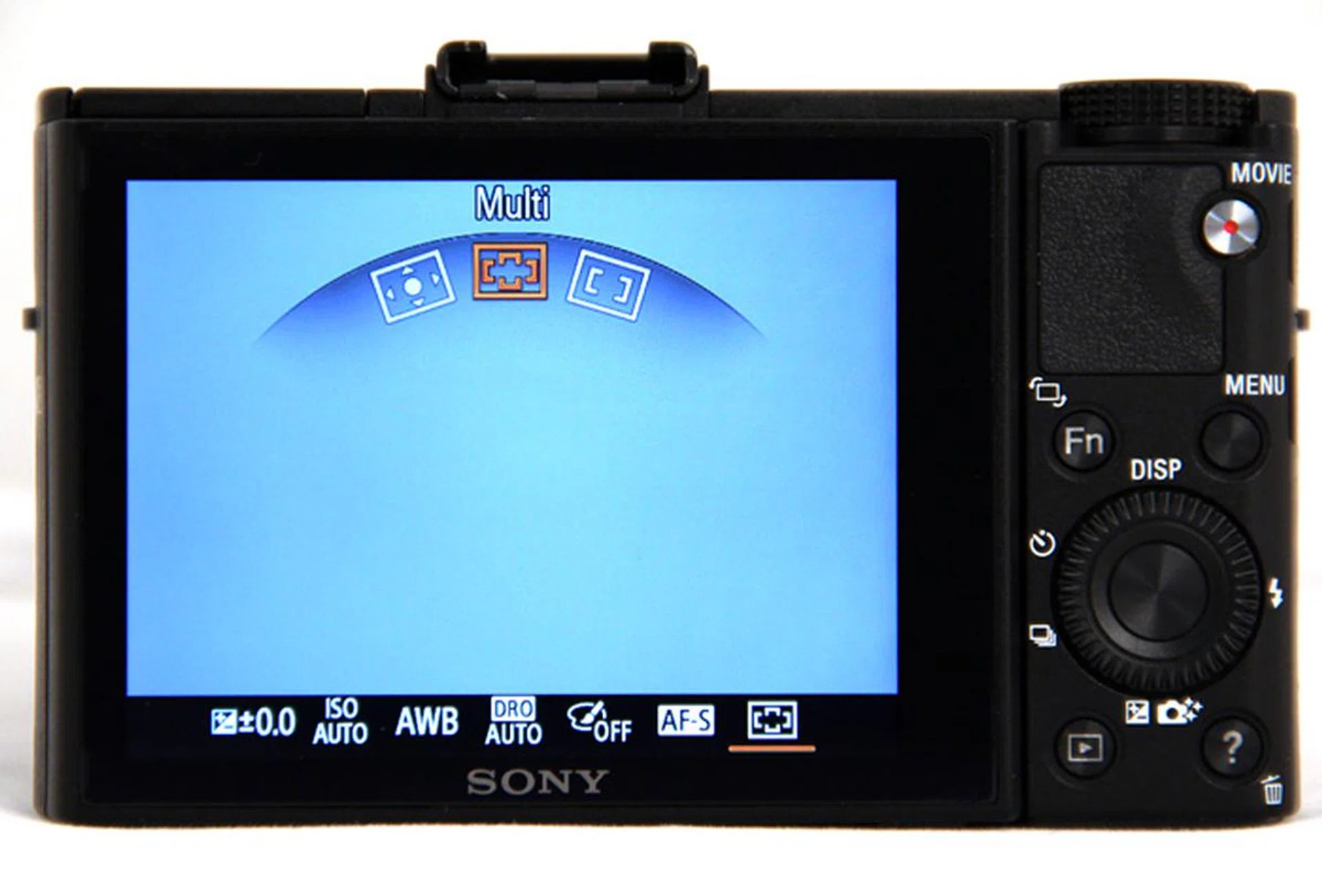 The customizable Fn (Function) button on the top left of the d-pad conveniently brings up a list of commonly used commands.