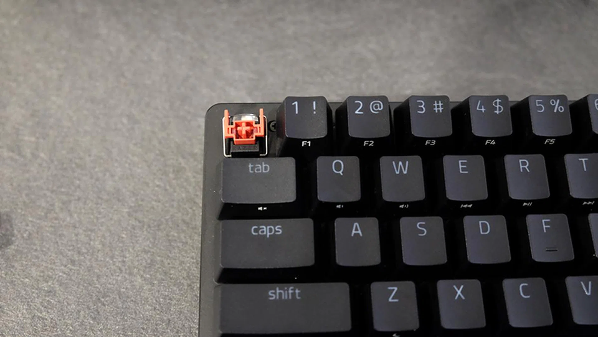 Razer linear, red switches.