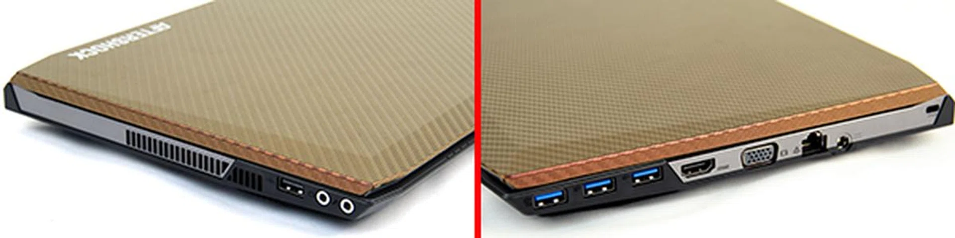 The Aftershock XG13 offers more USB ports than its competitors, has a proper Ethernet jack and also HDMI and VGA video outputs.