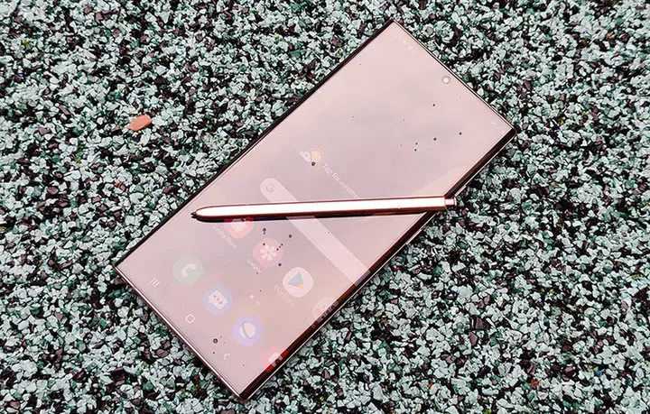 The Samsung Galaxy Note20 Ultra.