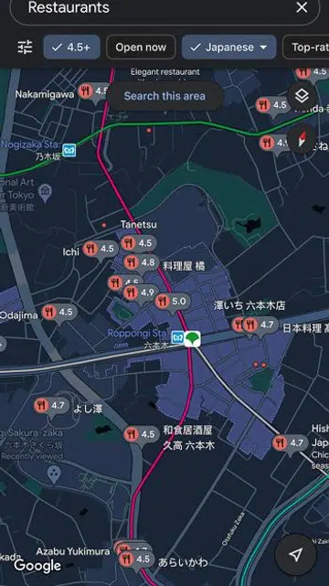 Easy enough to find restaurants and eateries.