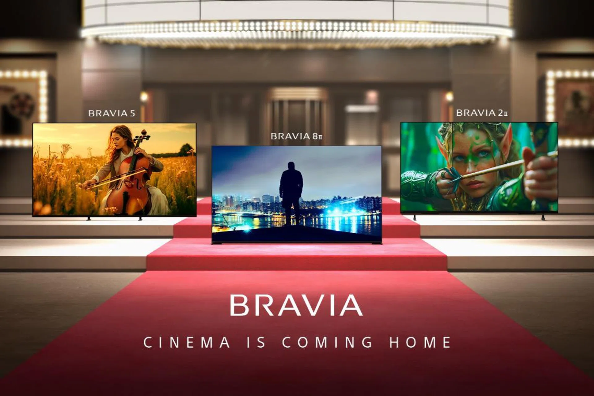 The new Bravia models. Photo: Bravia. 