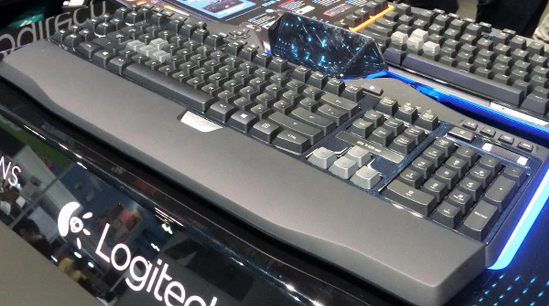 The Logitech G19s is a gaming keyboard that lets you customize your backlit keys with a choice of 16 million colors, while you can assign a unique color to each profile, profile mode, and mode style in the same game. The G19s costs $209.