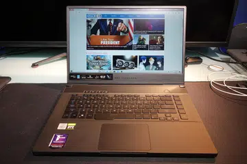 Can you tell that the ASUS ROG Zephyrus S15 is a gaming notebook? Lose those decals, and nobody would know!