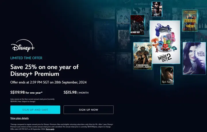 Disney+ embarks on its password-sharing crackdown with a paid "Extra Member" plan. Image: Disney+.