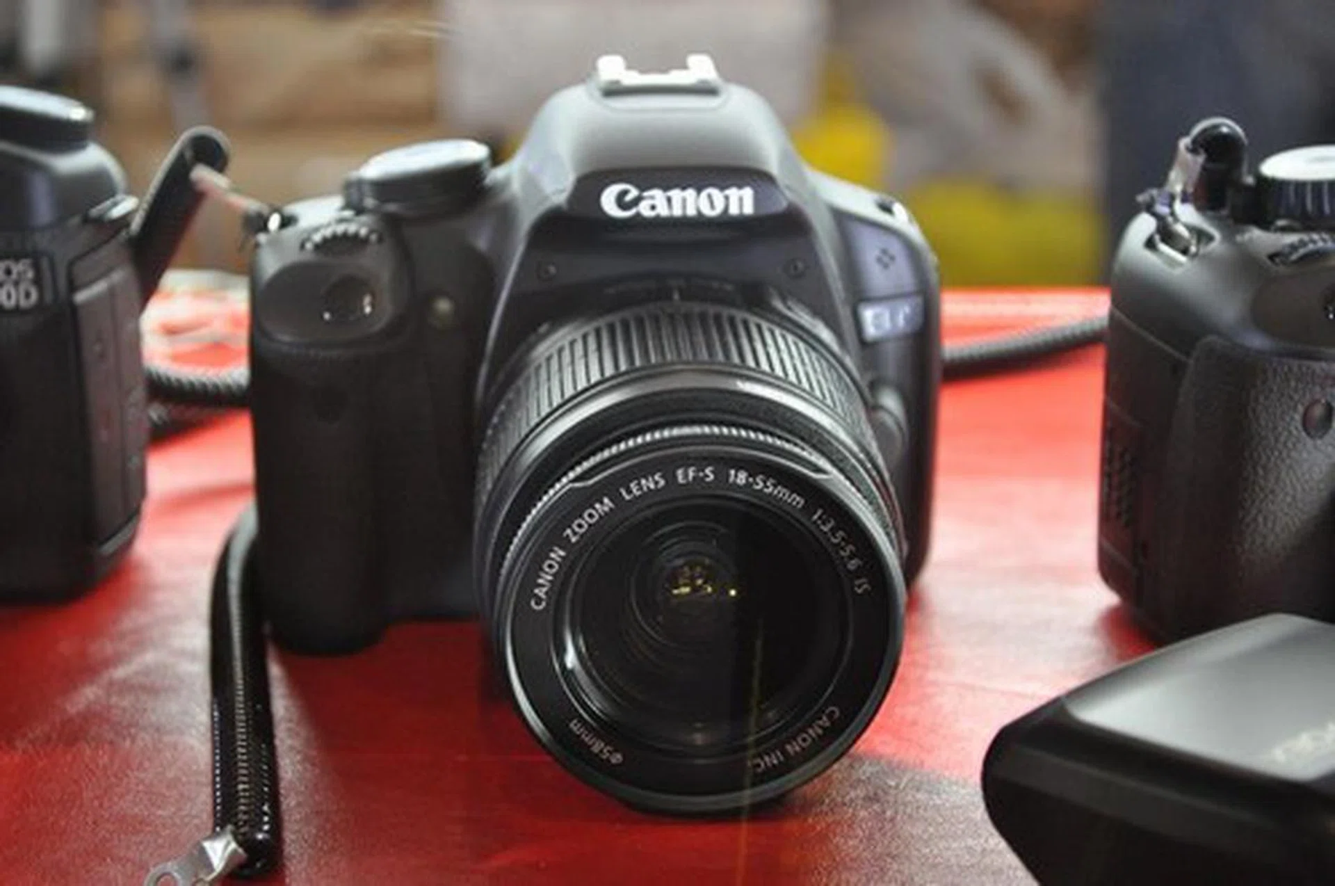 The EOS 500D is Canon's DSLR star buy of the show, $1049 for the body alone (usual price $1099), $1249 with a 18-55mm lens (usual price $1299) and $1949 with an 18-200mm lens (usual price $1999).