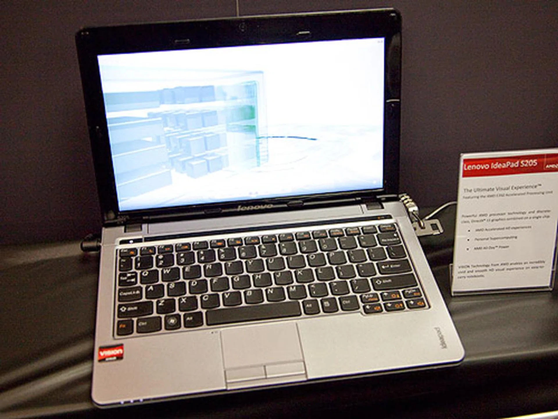 Lenovo IdeaPad S205 with AMD's E-350 APU.