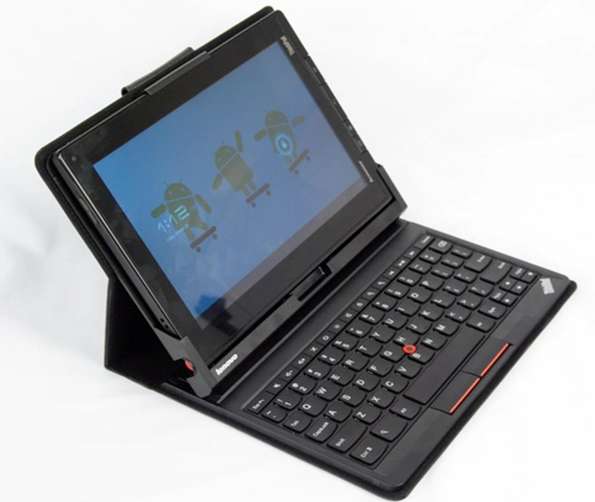 Once you place the tablet inside the case, it fits securely in place. This also means that you will require more force to remove the tablet from the case when the need arises. You can position the table at three different angles although the difference is minimal. Keeping the tablet in position is a magnetic catch at the bottom, which locks the top part firmly in place.