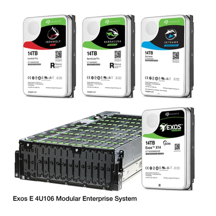 Seagate Modular Enterprise Hard Drive Bay and Hard Drives
