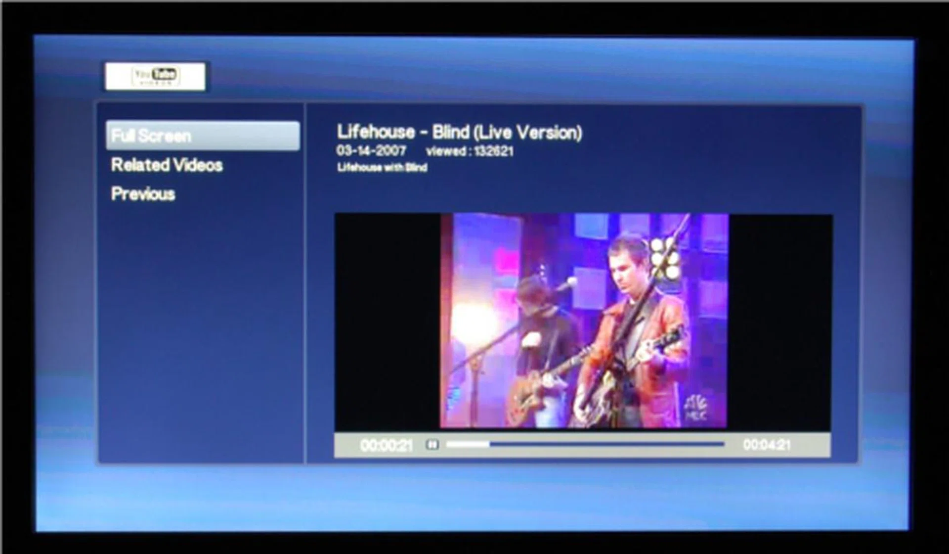 Not many options available for YouTube playback.  