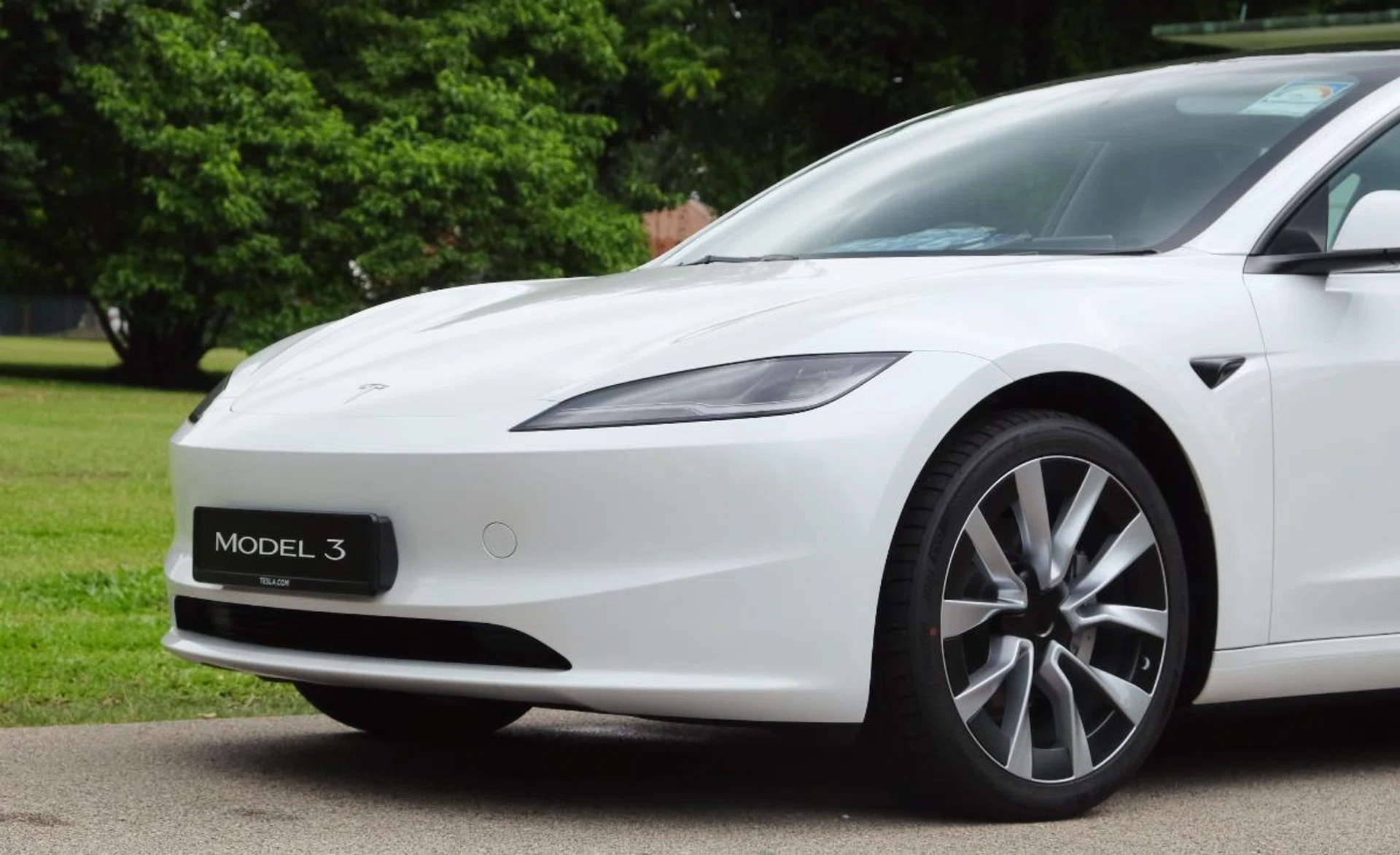 The whole front of the car is a lot sleeker.