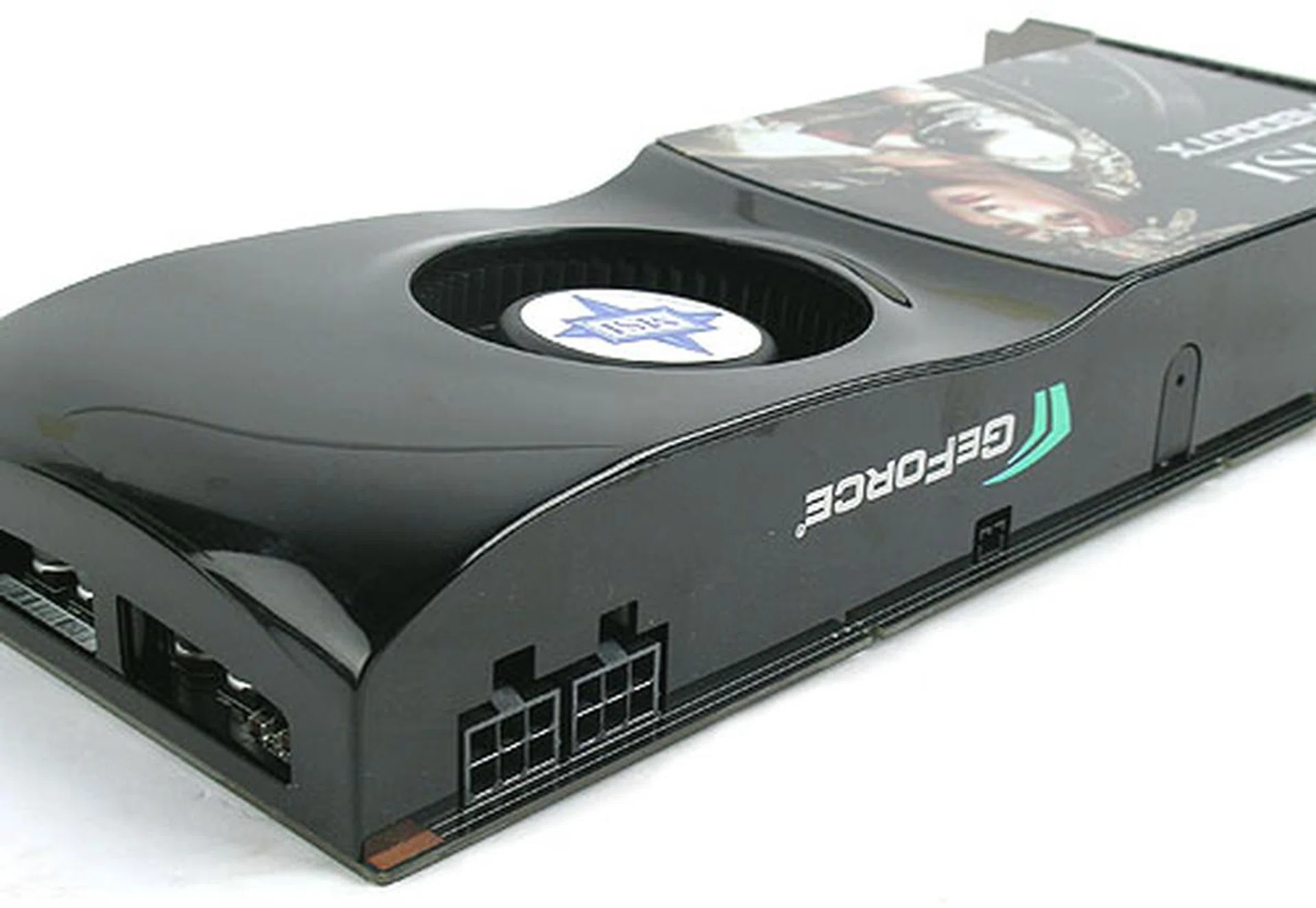 The higher clock speeds on the GeForce 9800 GTX are aided by having an extra 6-pin PCIe Molex power connector, compared to the other G92 GeForce 8 boards.