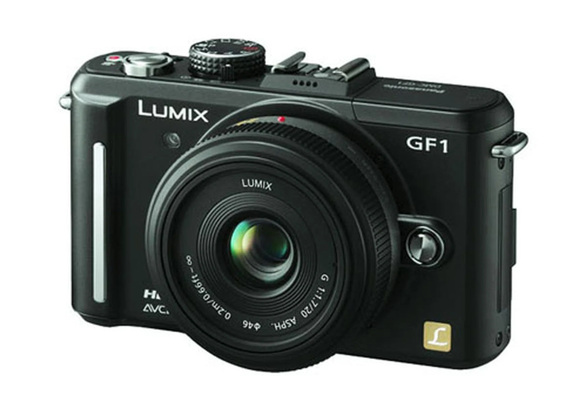 The Panasonic Lumix DMC-GF1 - the third iteration of the company's Micro Four Thirds line-up.