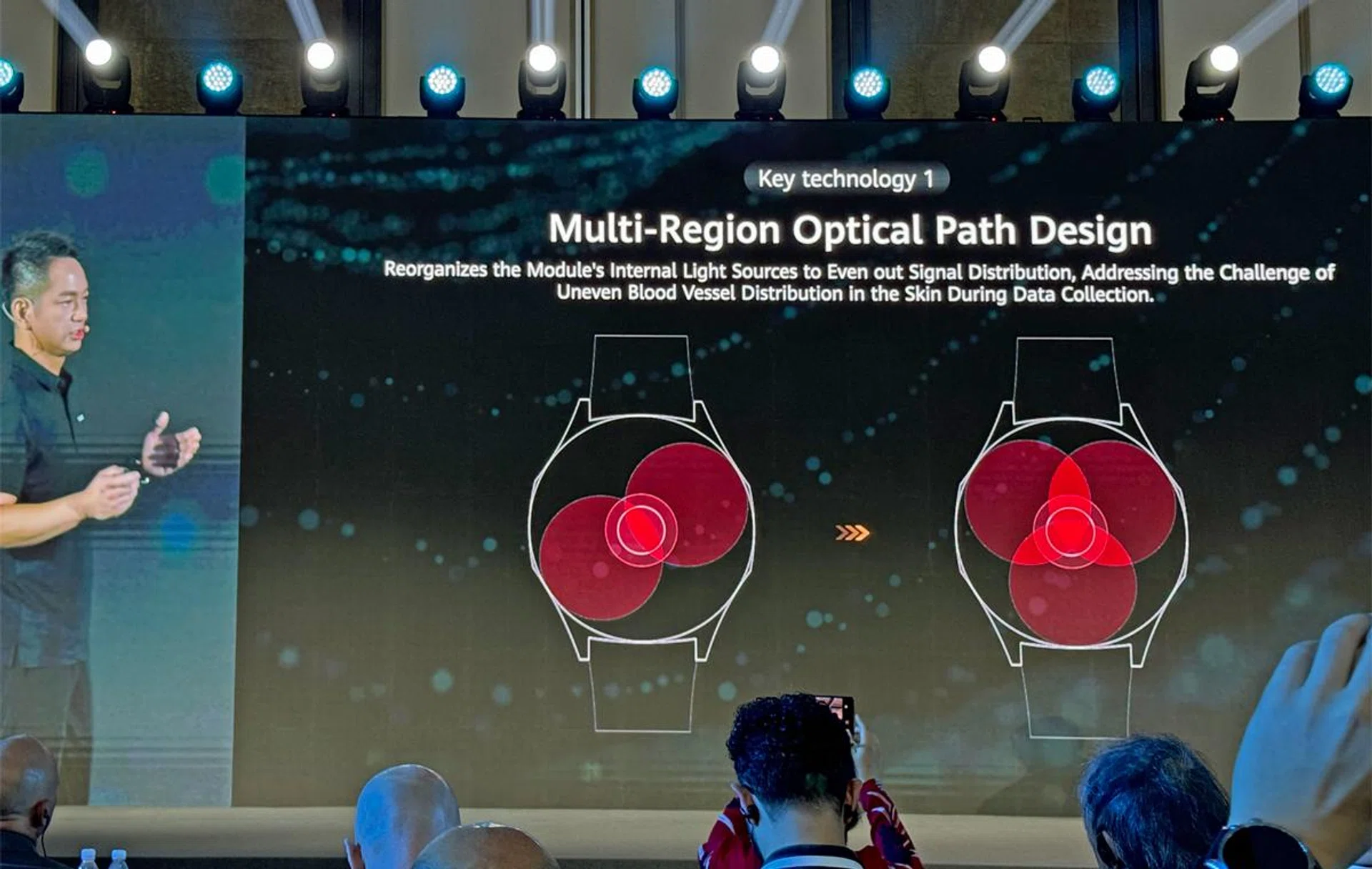 The combination of new hardware improves the accuracy beyond older Huawei wearables. Image: HWZ.