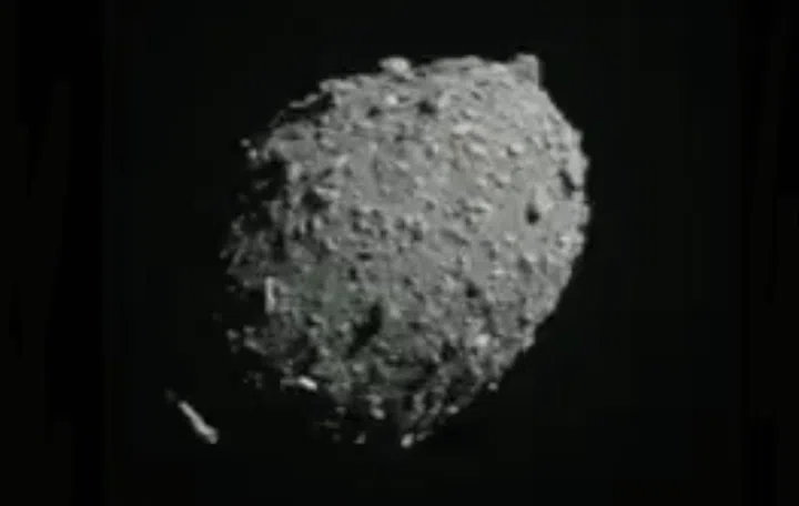 Dimorphos asteroid (Image source: NASA)