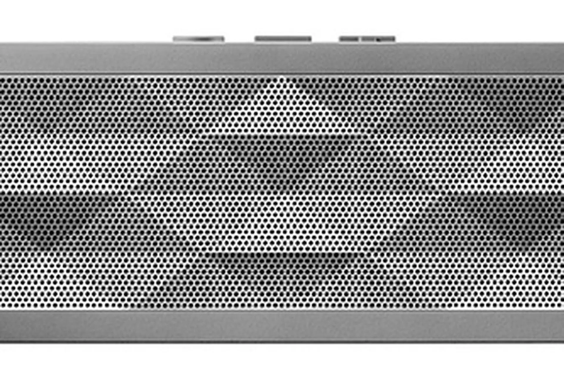 The most alluring feature of the silver Jambox is undoubtedly its finely crafted, textured metal grill.