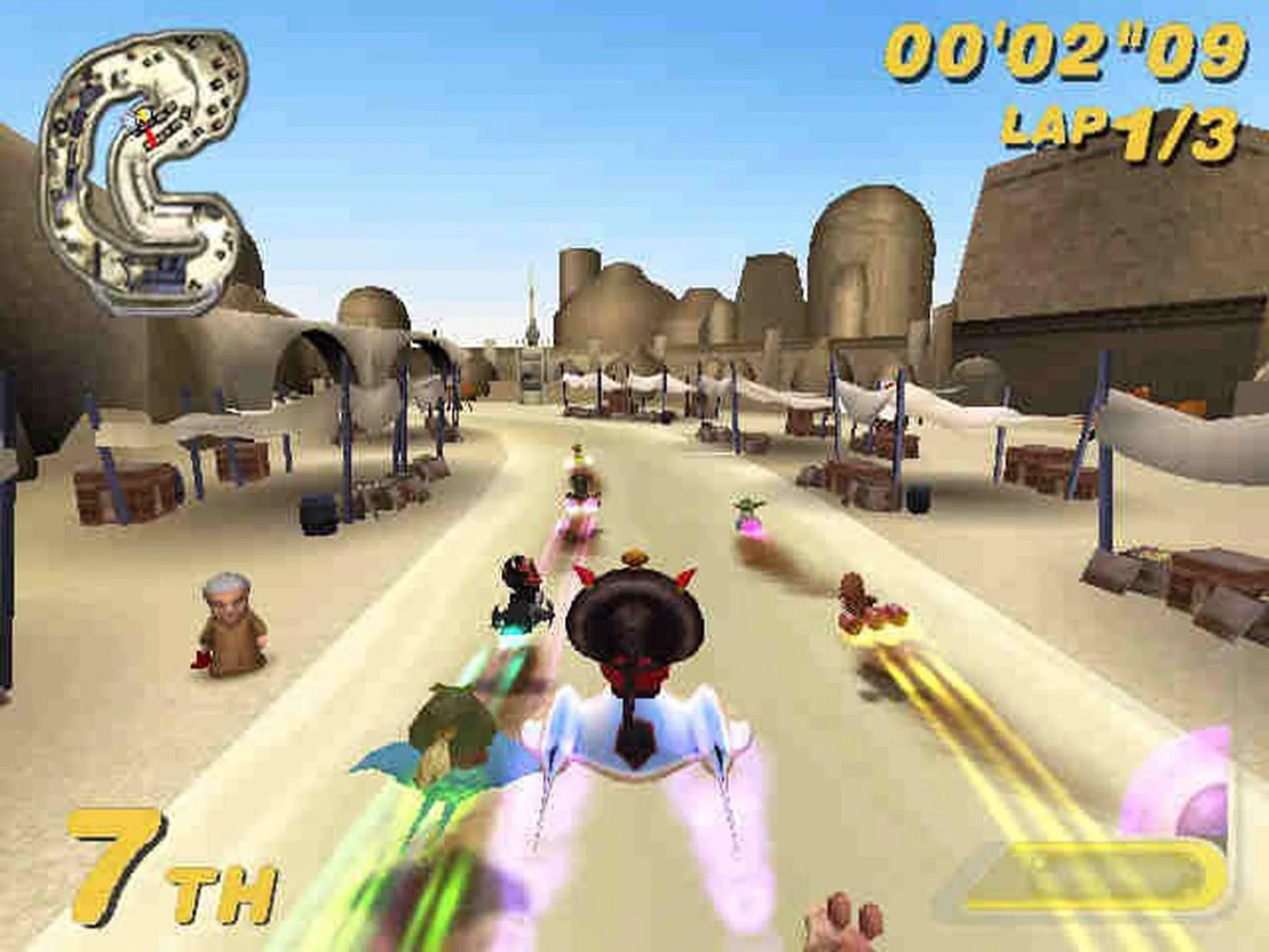 Forget bombad, Star Wars Super Bombad Racing is just plain bad.