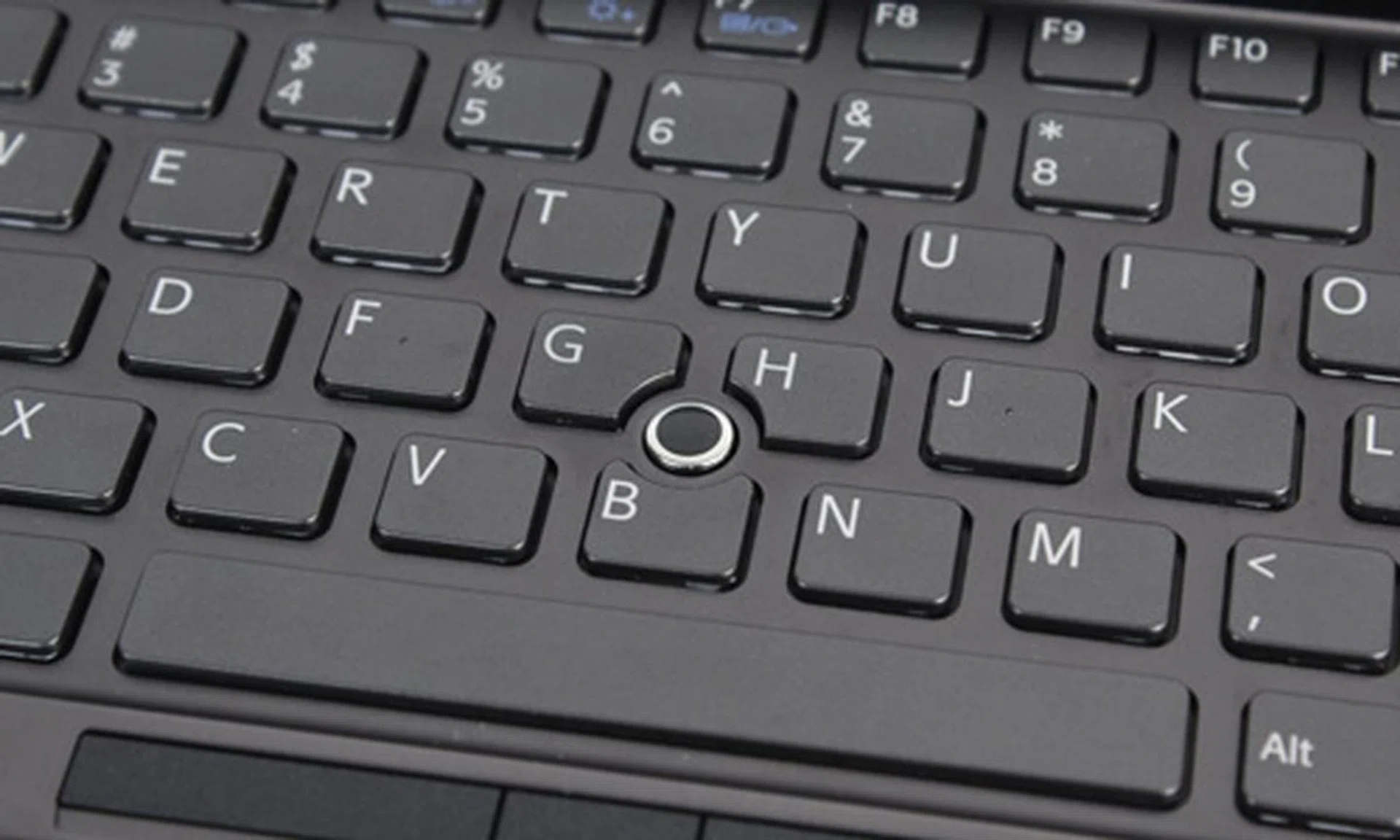 The optical sensor is a poor replacement for a track pad, and honestly, we don't see anyone using it.
