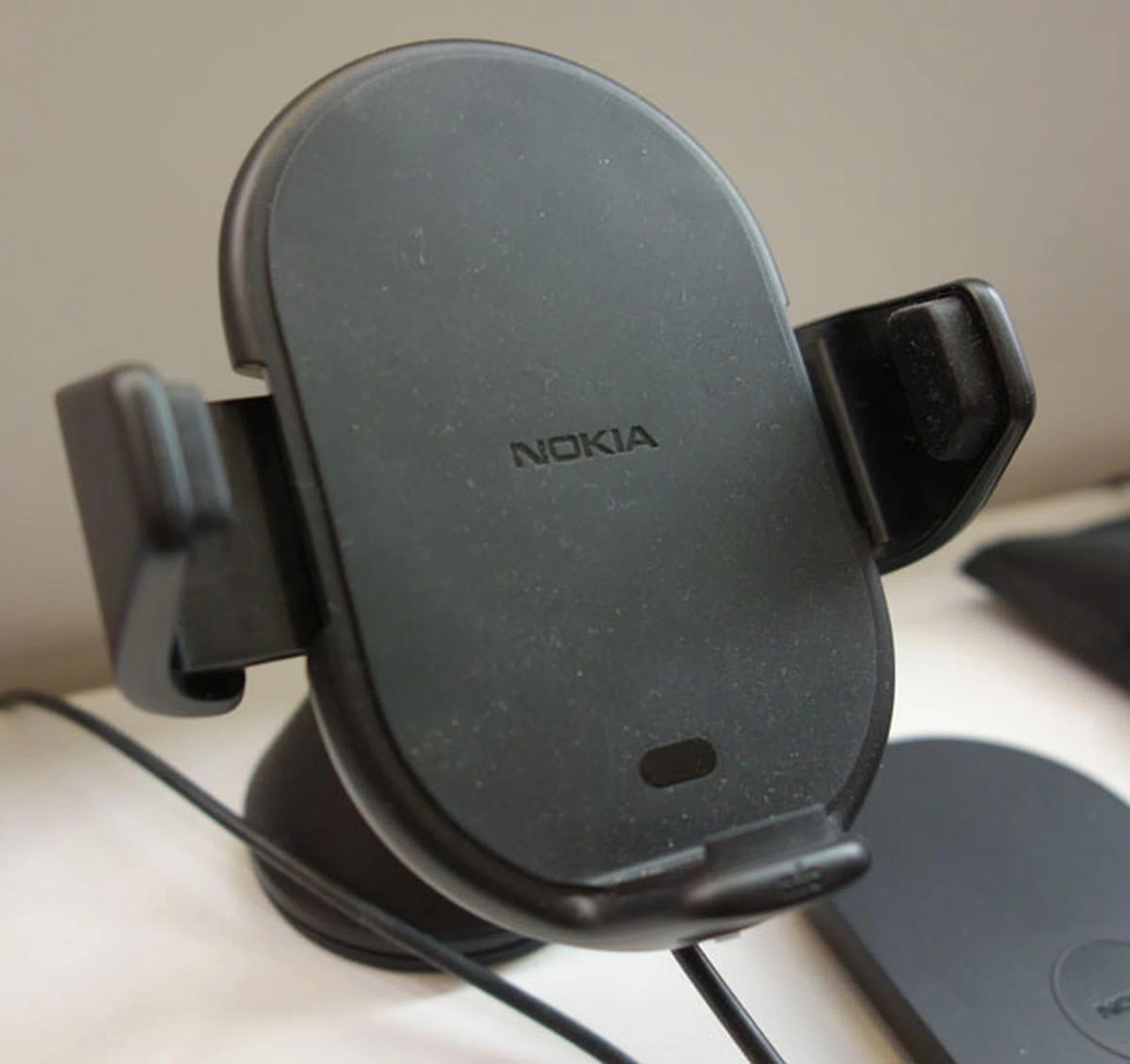 A wireless charging dock for your car.