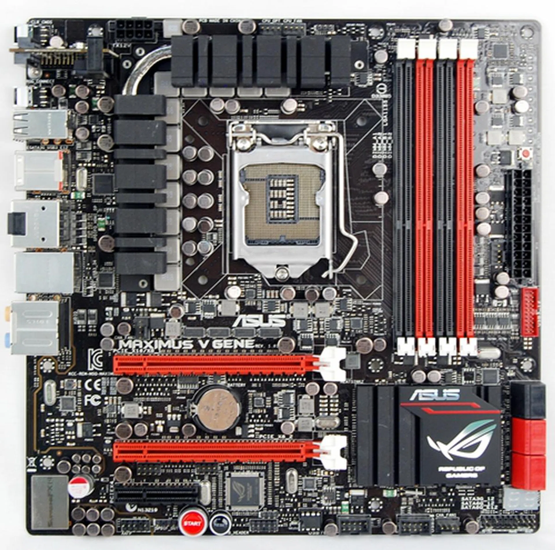 This microATX powerhouse features the new Intel Z77 chipset, which supports Intel's latest LGA1155 CPUs. With official PCIe Gen 3 support courtesy of the new processors, the board has other exclusive features like Extreme Engine DIGI+ II power control design, SupremeFX III gaming audio, Intel Ethernet with ROG GameFirst software and the newly added mPCIe Combo card.